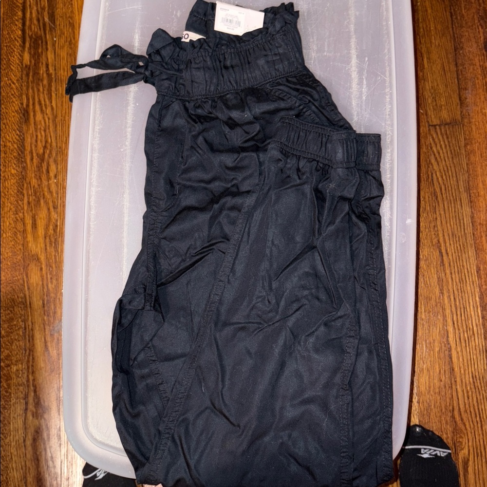 Kohl's Black Luxe Jogger Pants